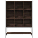 vidaXL Bücherregal Braun Eichen-Optik 102x30x141,5 cm Holzwerkstoff