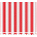 vidaXL Markisenbespannung Rot und Weiß Gestreift 3x2,5 m