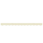 vidaXL Markisenvolant Creme Gestreift 3 m