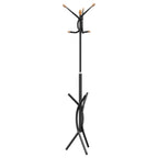 vidaXL Garderobenständer Schwarz 176 cm Pulverbeschichtetes Eisen