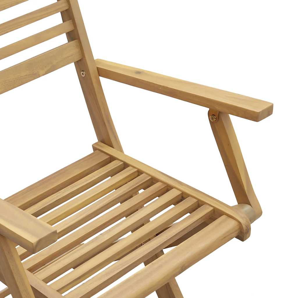 vidaXL Gartenstühle 6 Stk. Klappbar 54,5x61,5x86,5cm Massivholz Akazie