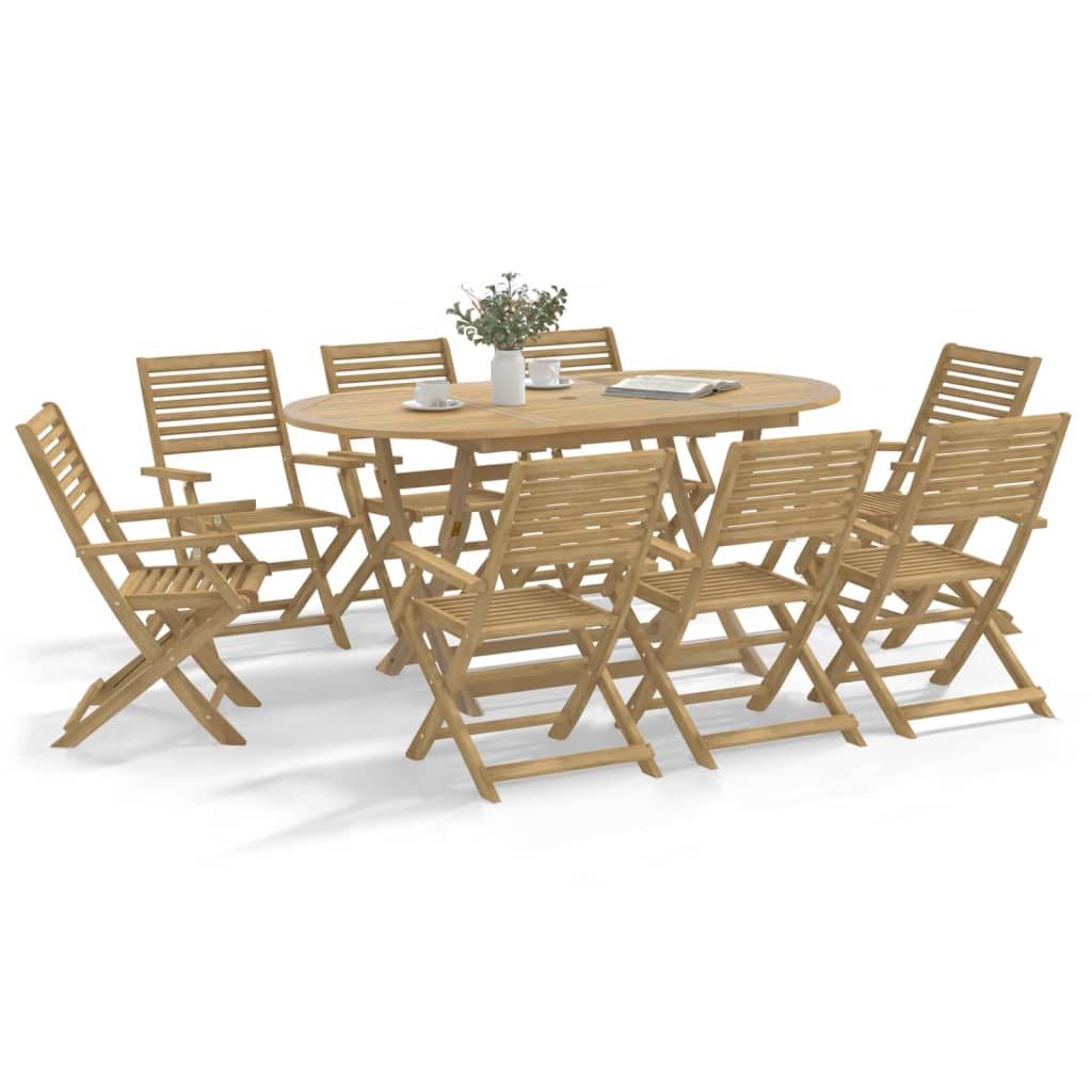 vidaXL Gartenstühle 6 Stk. Klappbar 54,5x61,5x86,5cm Massivholz Akazie