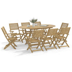 vidaXL Gartenstühle 6 Stk. Klappbar 54,5x61,5x86,5cm Massivholz Akazie