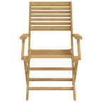 vidaXL Gartenstühle 8 Stk. Klappbar 54,5x61,5x86,5cm Massivholz Akazie