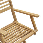 vidaXL Gartenstühle 8 Stk. Klappbar 54,5x61,5x86,5cm Massivholz Akazie