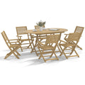 vidaXL Gartenstühle 8 Stk. Klappbar 54,5x61,5x86,5cm Massivholz Akazie