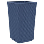 vidaXL Pflanzkübel 4 Stk. Blaugrau 32,5x32,5x57 cm PP