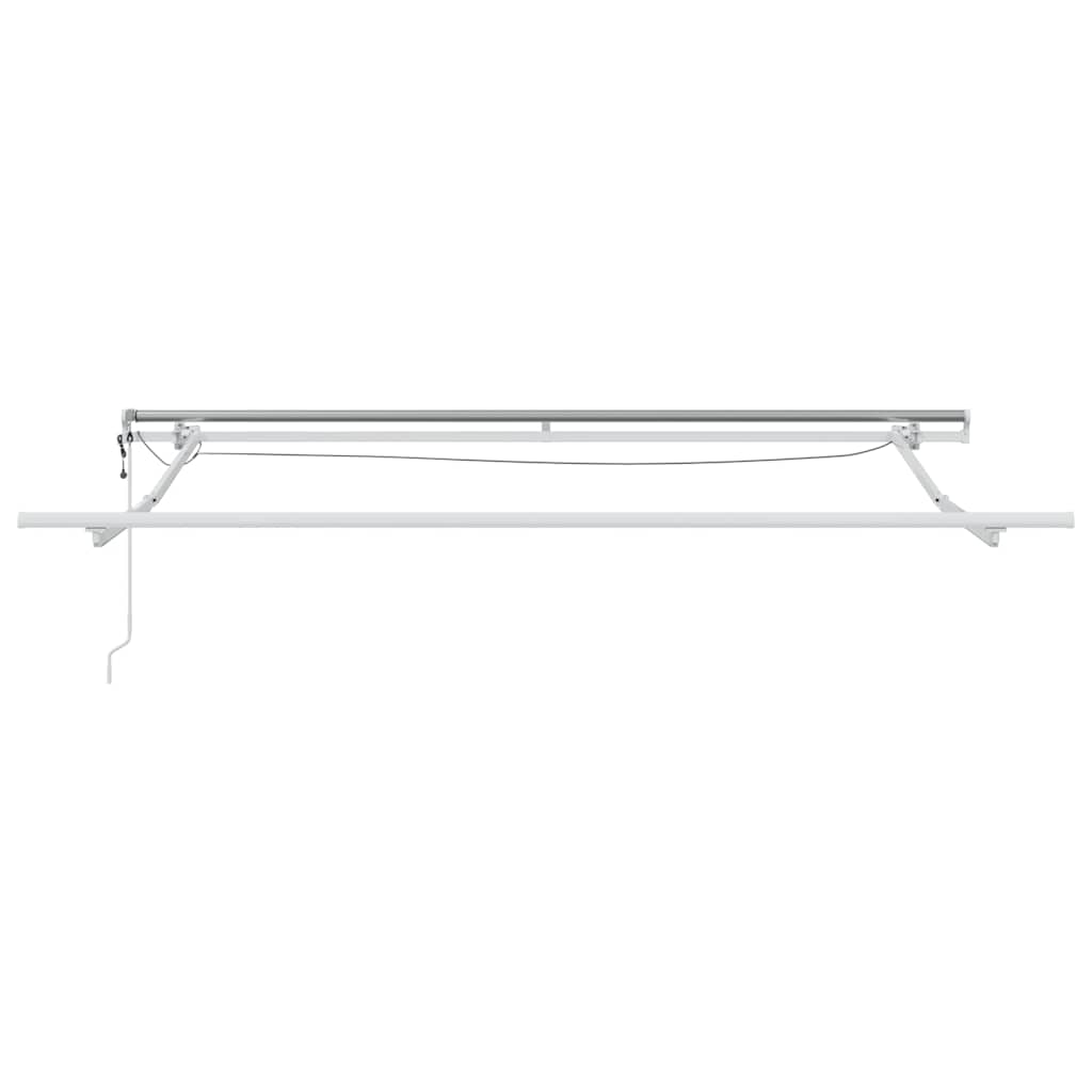 vidaXL Markise Automatisch mit LED Weinrot 300x250 cm