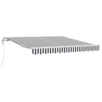 vidaXL Markise Automatisch Anthrazit & Weiß 300x250 cm