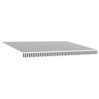 vidaXL Markise Einziehbar Anthrazit und Weiß 4,5x3 m Stoff Aluminium