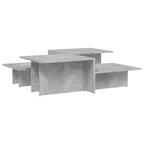 vidaXL Couchtische 2 Stk. Betongrau Holzwerkstoff
