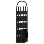 vidaXL 5-teiliges Kaminbesteck-Set 23 x 15 x 66 cm Stahl