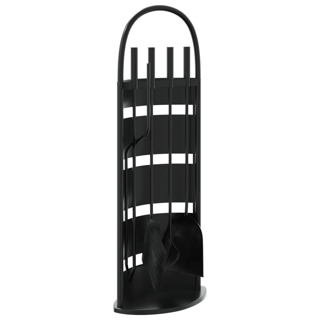 vidaXL 5-teiliges Kaminbesteck-Set 23 x 15 x 66 cm Stahl