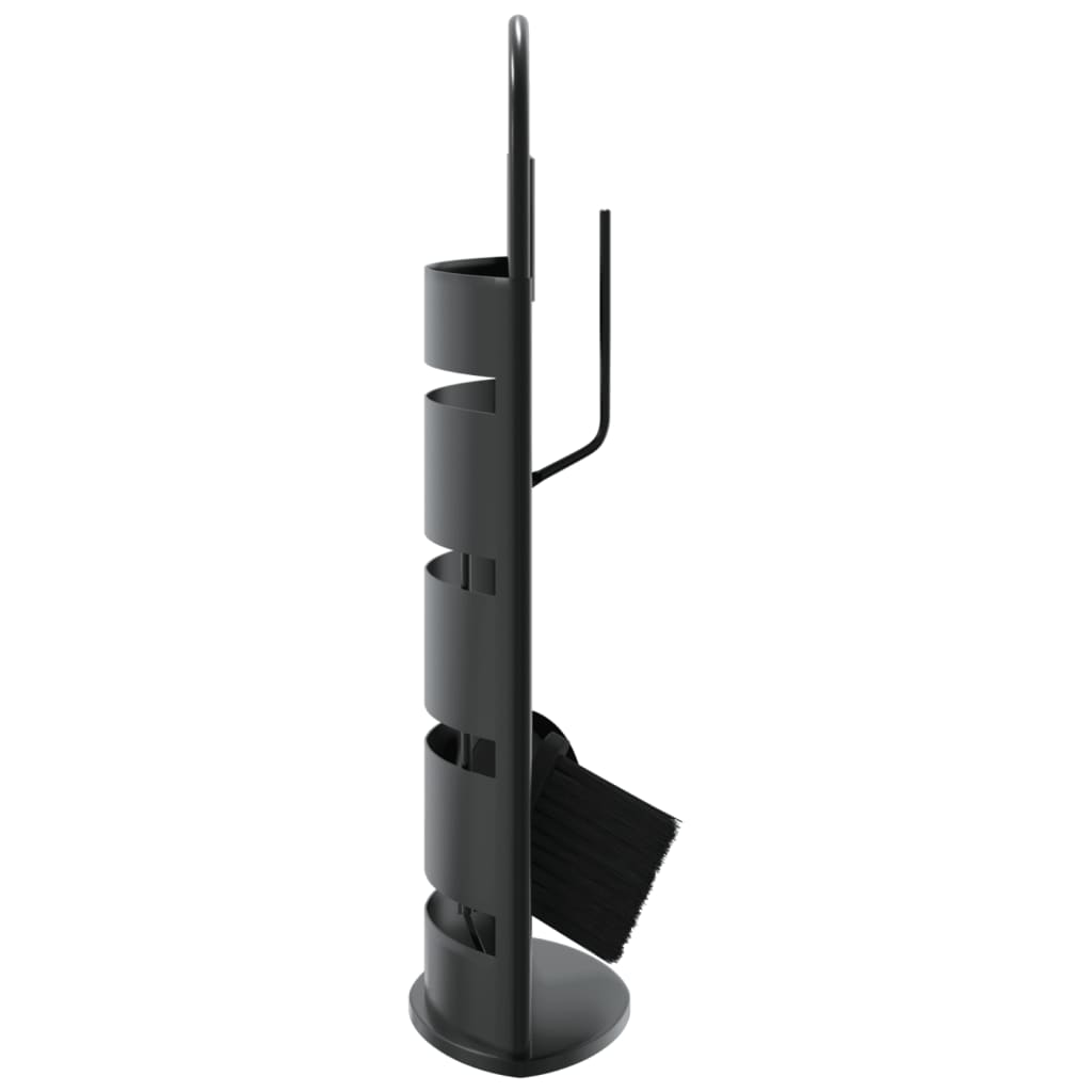 vidaXL 5-teiliges Kaminbesteck-Set 23 x 15 x 66 cm Stahl