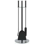 vidaXL 4-teiliges Kaminbesteck-Set 22 x 59 cm Stahl