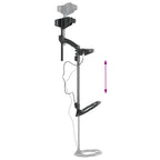 vidaXL Metalldetektor 24 cm Suchtiefe mit LCD-Display