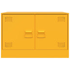 vidaXL TV-Schränke 2 Stk. Senfgelb 67x39x44 cm Stahl
