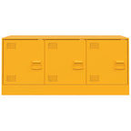 vidaXL TV-Schrank Senfgelb 99x39x44 cm Stahl