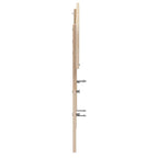 vidaXL Kopfteil 200 cm Massivholz Kiefer