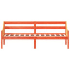 vidaXL Tagesbett ohne Matratze Wachsbraun 80x200 cm Massivholz Kiefer