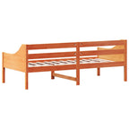 vidaXL Tagesbett ohne Matratze Wachsbraun 80x200 cm Massivholz Kiefer