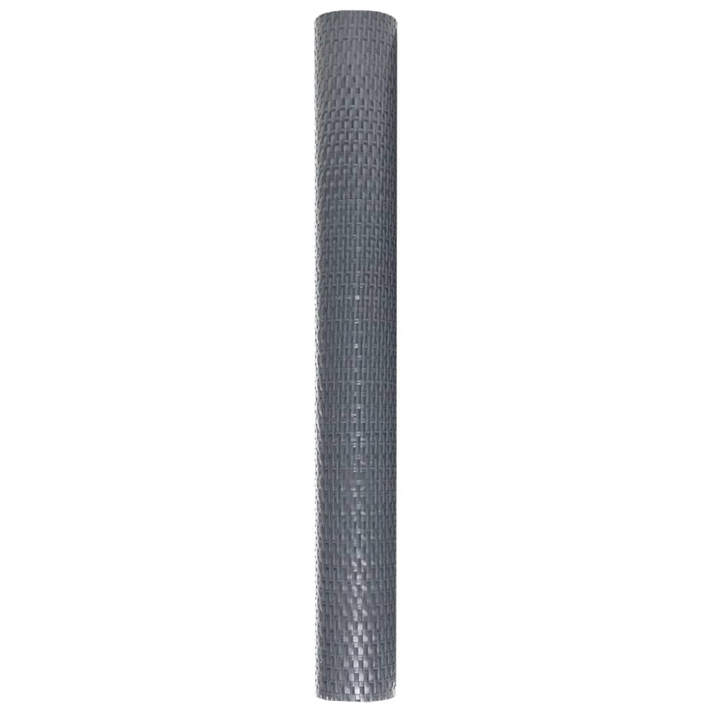 vidaXL Balkon-Sichtschutz Anthrazit 300x80 cm Poly Rattan