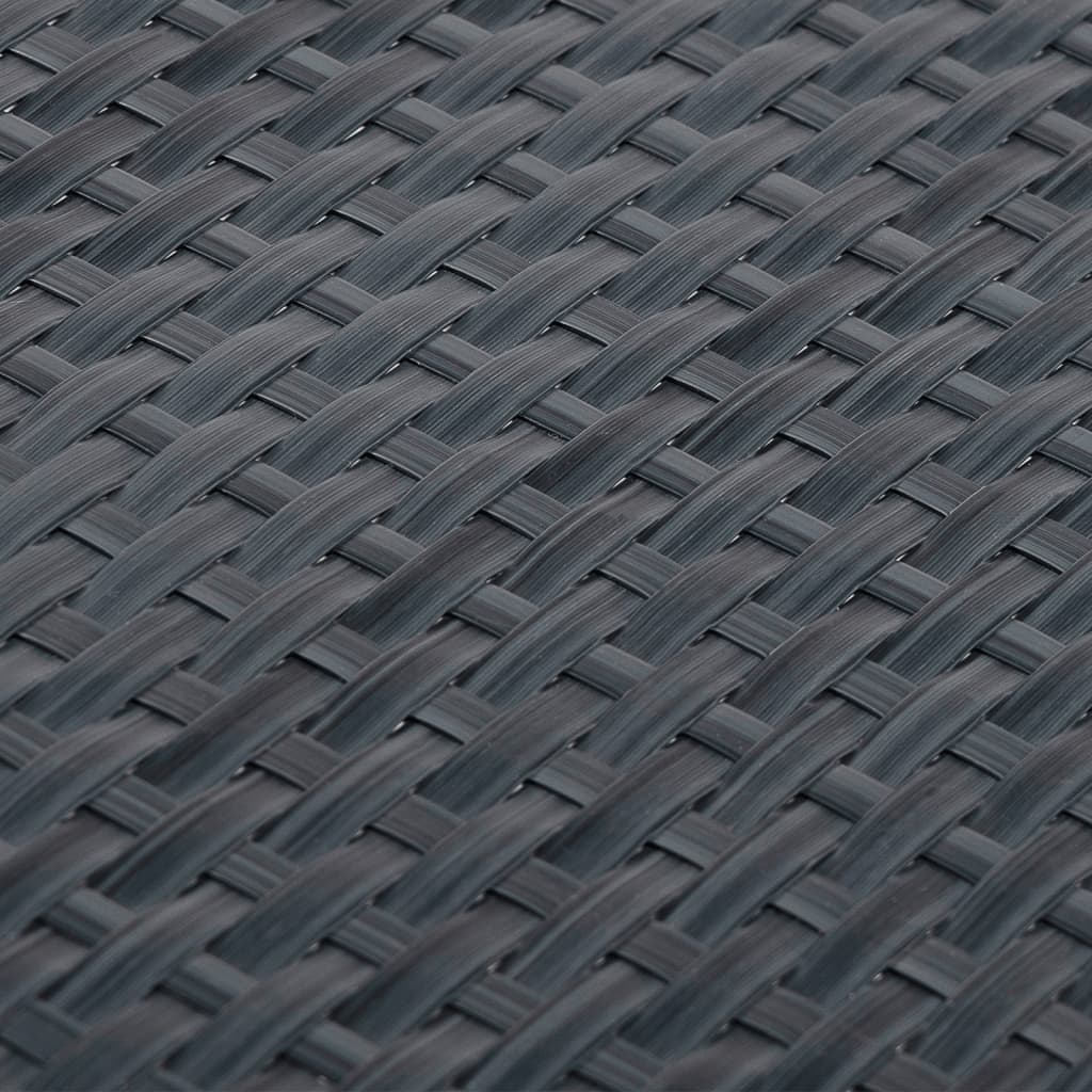 vidaXL Balkon-Sichtschutz Anthrazit 300x80 cm Poly Rattan