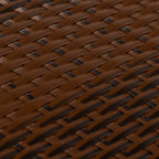 vidaXL Balkon-Sichtschutz Braun und Schwarz 300x80 cm Poly Rattan