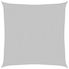 vidaXL Sonnensegel Hellgrau 2x2 m 100 % Polyester Oxford