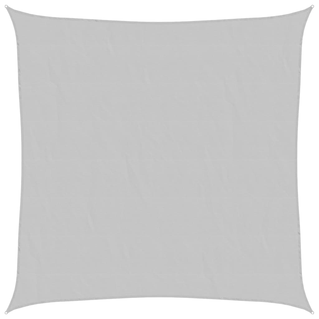 vidaXL Sonnensegel Hellgrau 2x2 m 100 % Polyester Oxford