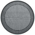 vidaXL Outdoor-Teppich ARAKIL Grau Ø160 cm PP