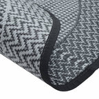vidaXL Outdoor-Teppich ARAKIL Grau Ø160 cm PP