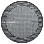 vidaXL Outdoor-Teppich ARAKIL Grau Ø200 cm PP