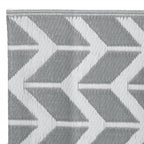 vidaXL Outdoor-Teppich ARAKIL Grau 120x180 cm PP