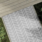 vidaXL Outdoor-Teppich ARAKIL Grau 120x180 cm PP
