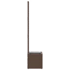 vidaXL Garten-Spalier-Pflanzer Braun 35 x 30 x 135 cm Metall