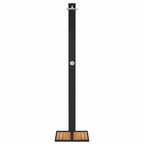 vidaXL Gartendusche Schwarz 50x55x224 cm Poly Rattan und Akazienholz