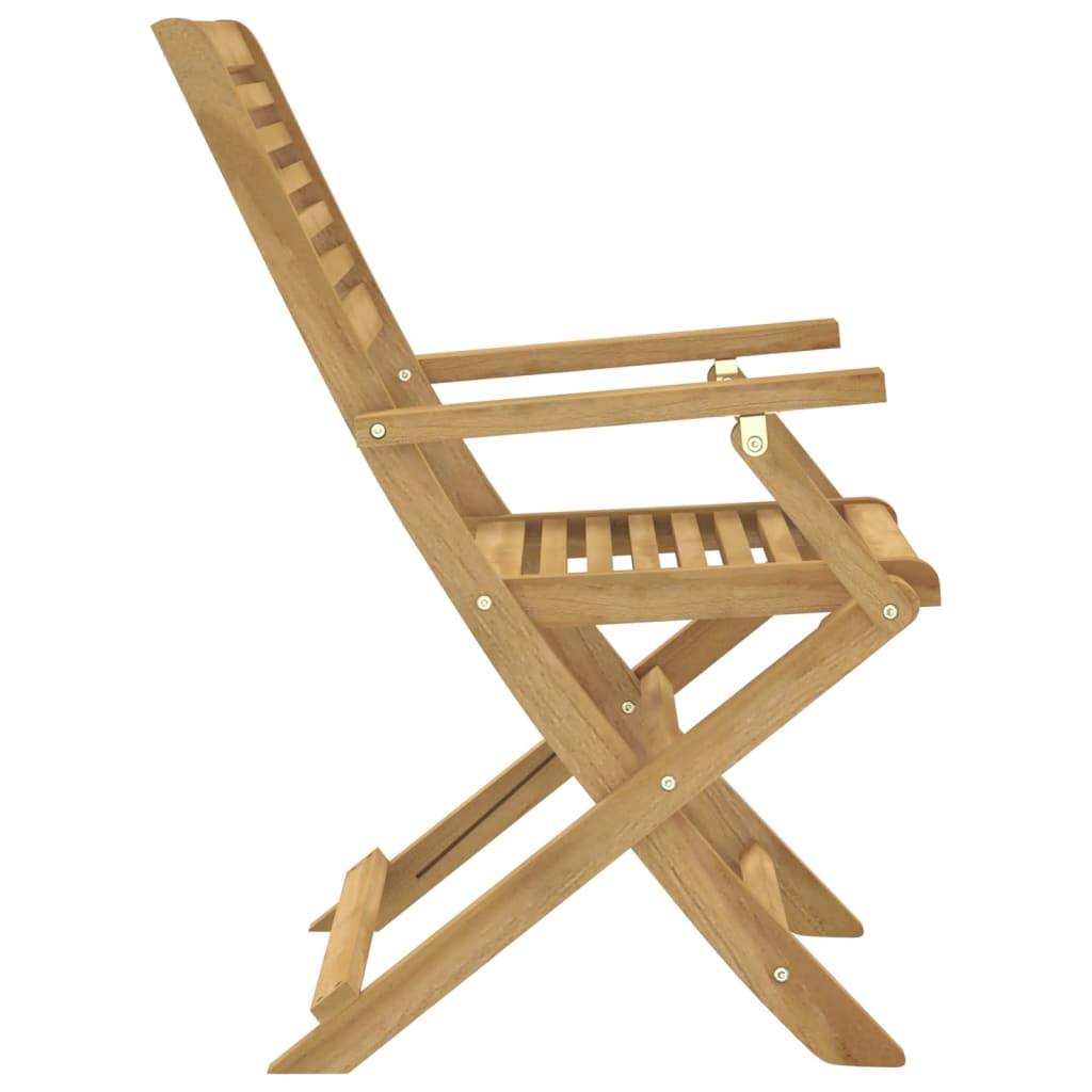 vidaXL Gartenstühle 4 Stk. Klappbar 54,5x61,5x86,5cm Massivholz Akazie