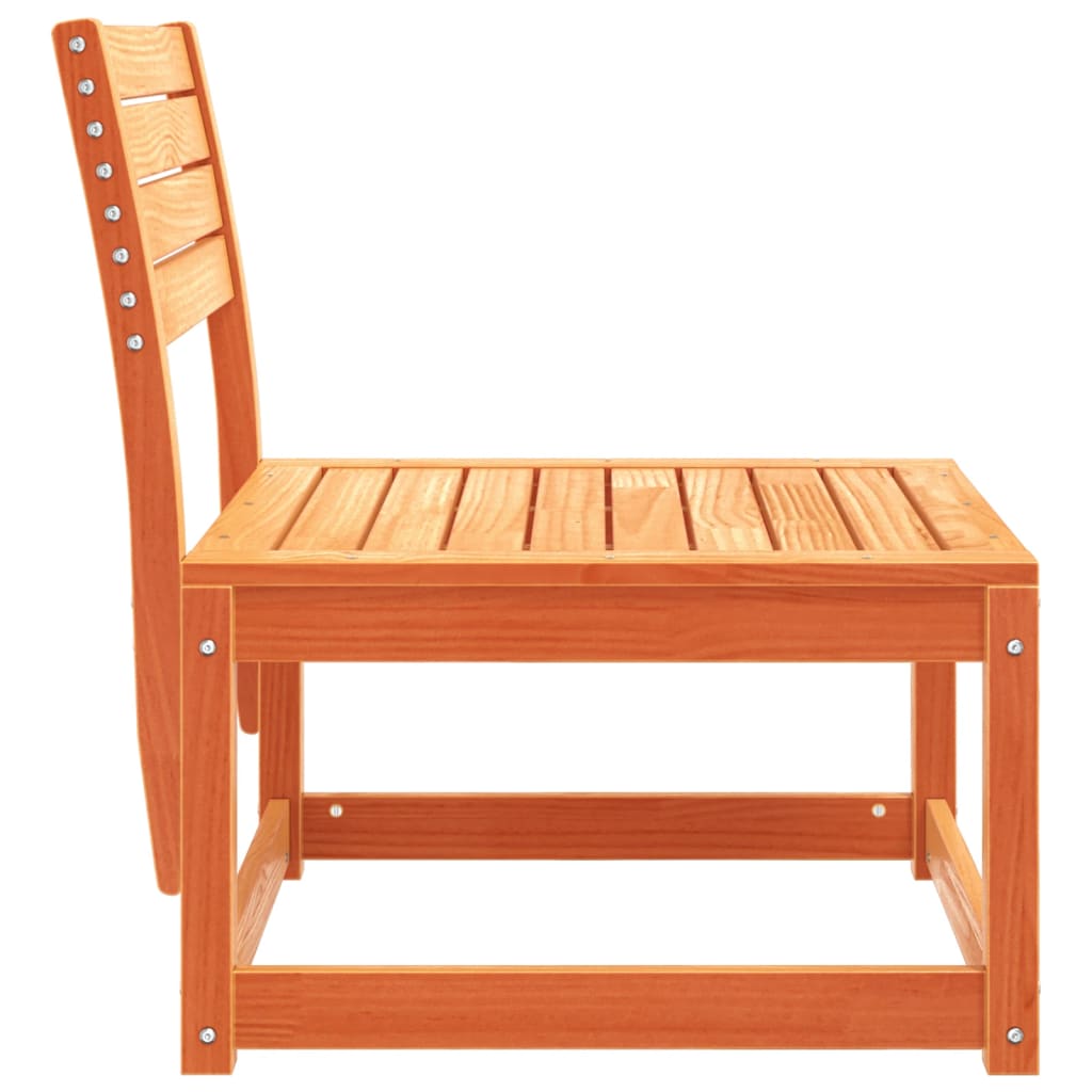 vidaXL Gartensofa Wachsbraun Massivholz Kiefer