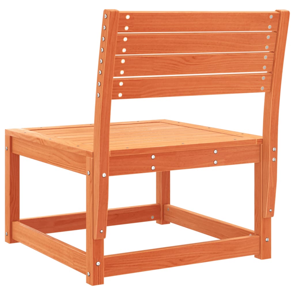vidaXL Gartensofa Wachsbraun Massivholz Kiefer