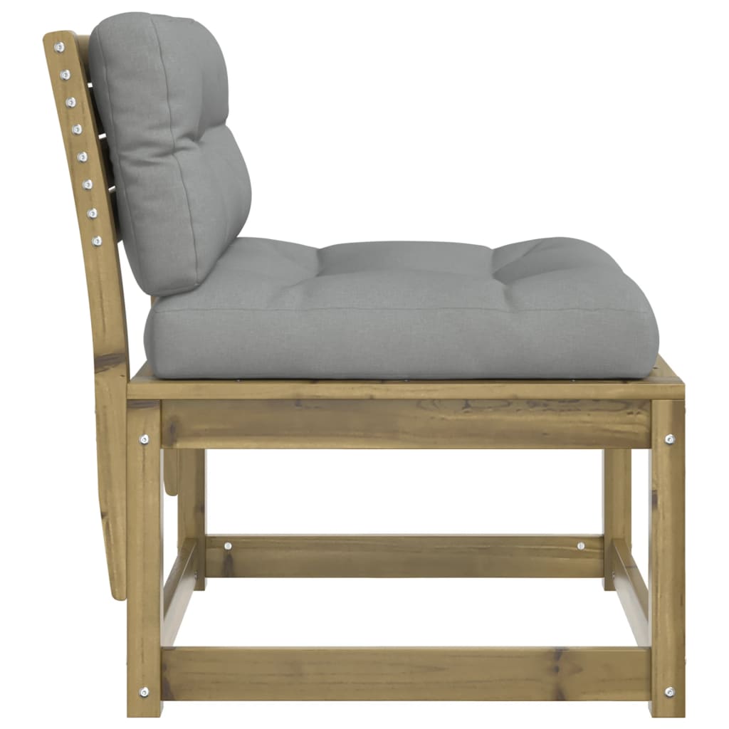 vidaXL Gartensofa mit Kissen Kiefernholz Imprägniert