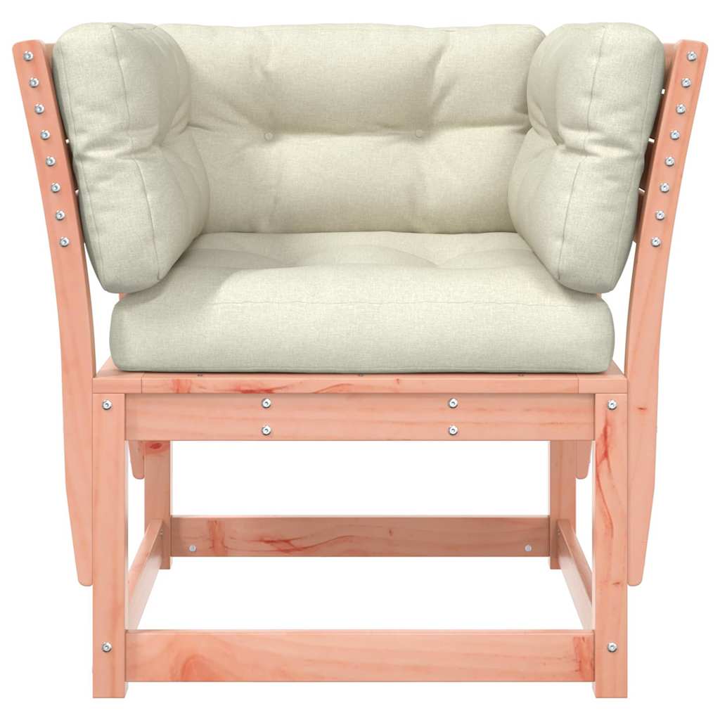 vidaXL Gartensofa mit Armlehnen und Kissen Massivholz Douglasie