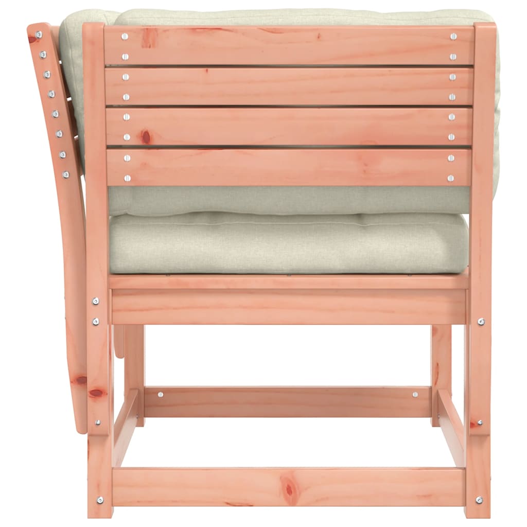 vidaXL Gartensofa mit Armlehnen und Kissen Massivholz Douglasie