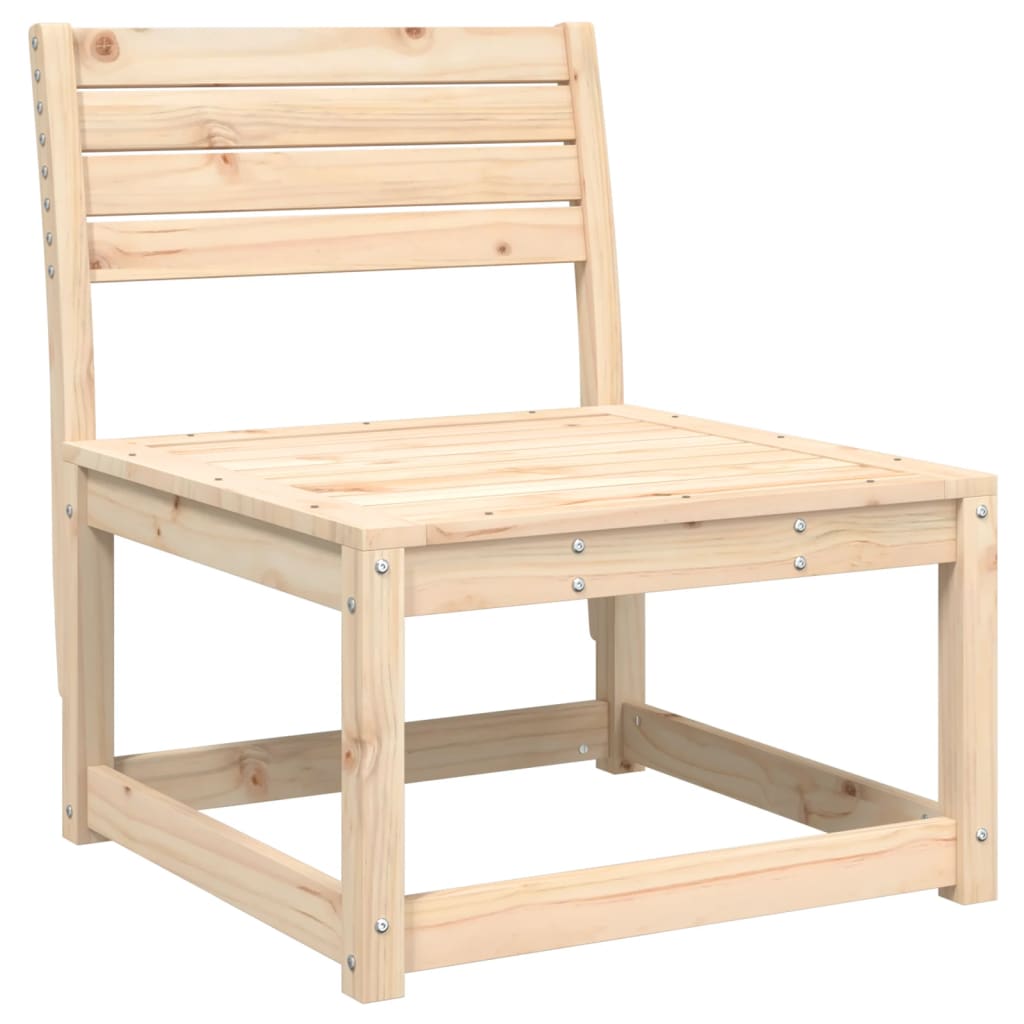 vidaXL Gartensofas mit Kissen 2 Stk. Massivholz Kiefer