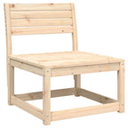 vidaXL Gartensofas mit Kissen 2 Stk. Massivholz Kiefer