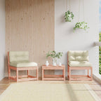 vidaXL Gartensofas mit Kissen 2 Stk. Massivholz Douglasie