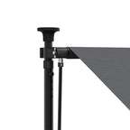 vidaXL Markise Einziehbar Anthrazit 100x150 cm Stoff und Stahl