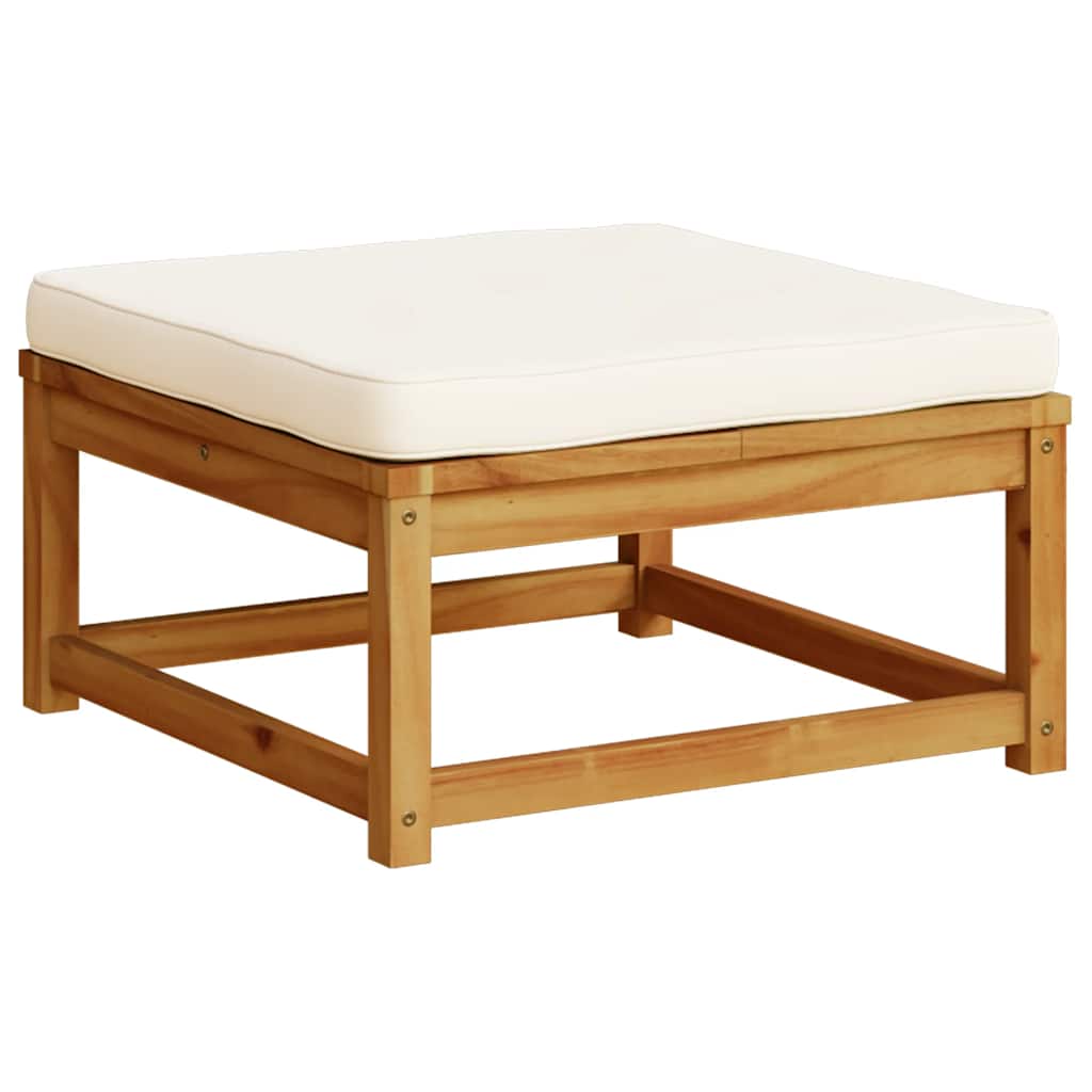 vidaXL 10-tlg. Garten-Lounge-Set mit Kissen Massivholz Akazie