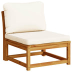 vidaXL 11-tlg. Garten-Lounge-Set mit Kissen Massivholz Akazie