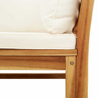 vidaXL 9-tlg. Garten-Lounge-Set mit Kissen Massivholz Akazie